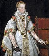 A court portrait of Queen Ana de Austria unknow artist